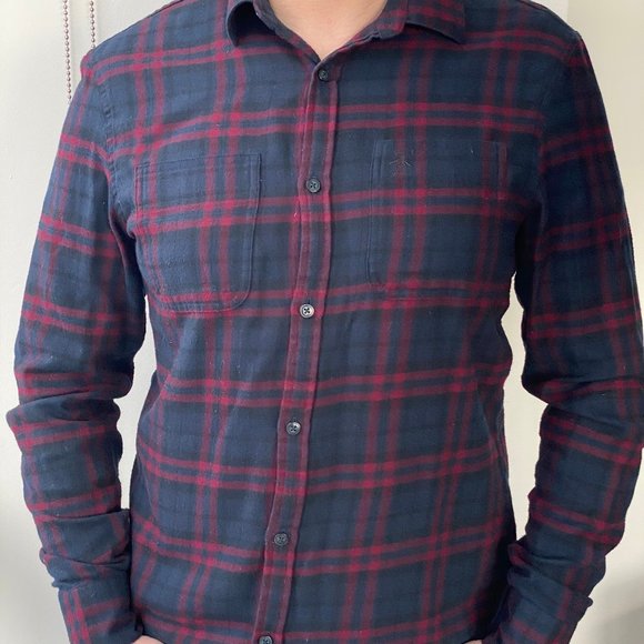 Penguin Flannel Button Down Shirt - Picture 1 of 4